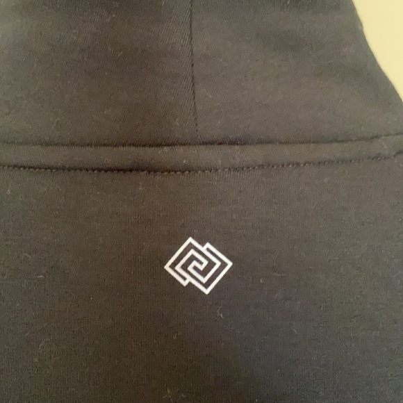 Zelos Black Cowl Neck Sweater with Purple Side Slits (Size L) - Picture 5 of 8